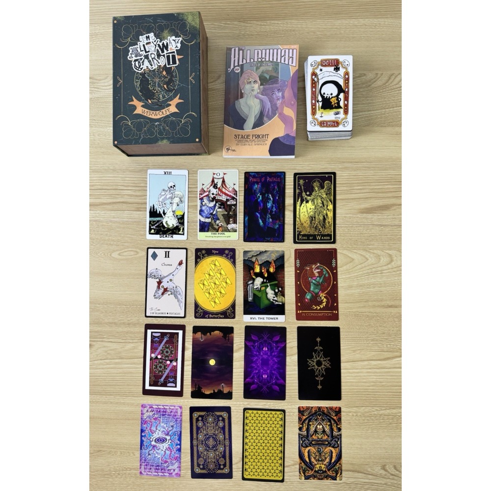 The Alleyway Tarot Werwölfe 106 Card Deck Guidebook Publishing Goblin Indie OOP